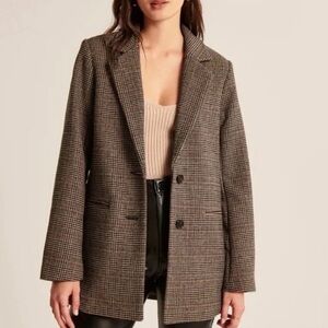 Abercrombie Wool-Blend Blazer Coat M